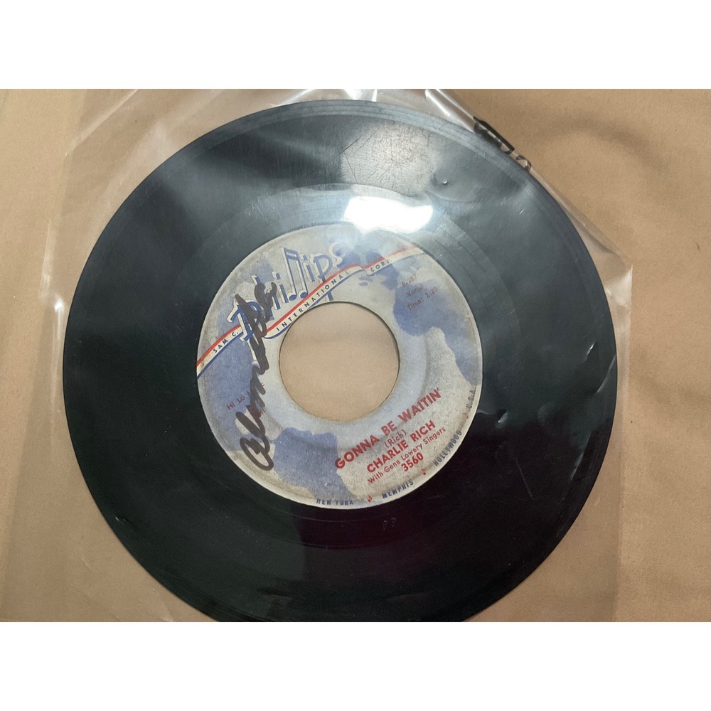 Phillips International Charlie Rich 45 RPM 7" Black Good Gonna Be Waitin 3560